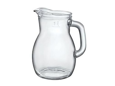 Glaskande Rocco Bormioli Bistrot 1 ltr Ø12.5x18.2 cm Glas