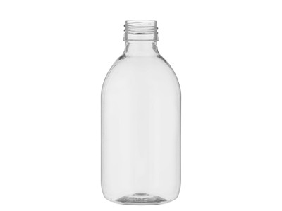 Flaske Pharma Sirop 300ml Ø63xH140mm 30% RPET