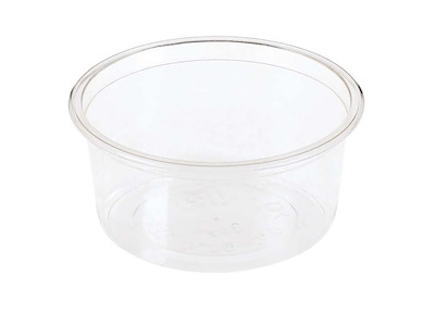 Dressingbæger 90 ml 3 oz Souffle cup Ø76 mm x 35 mm PLA Bionedbrydelig Klar