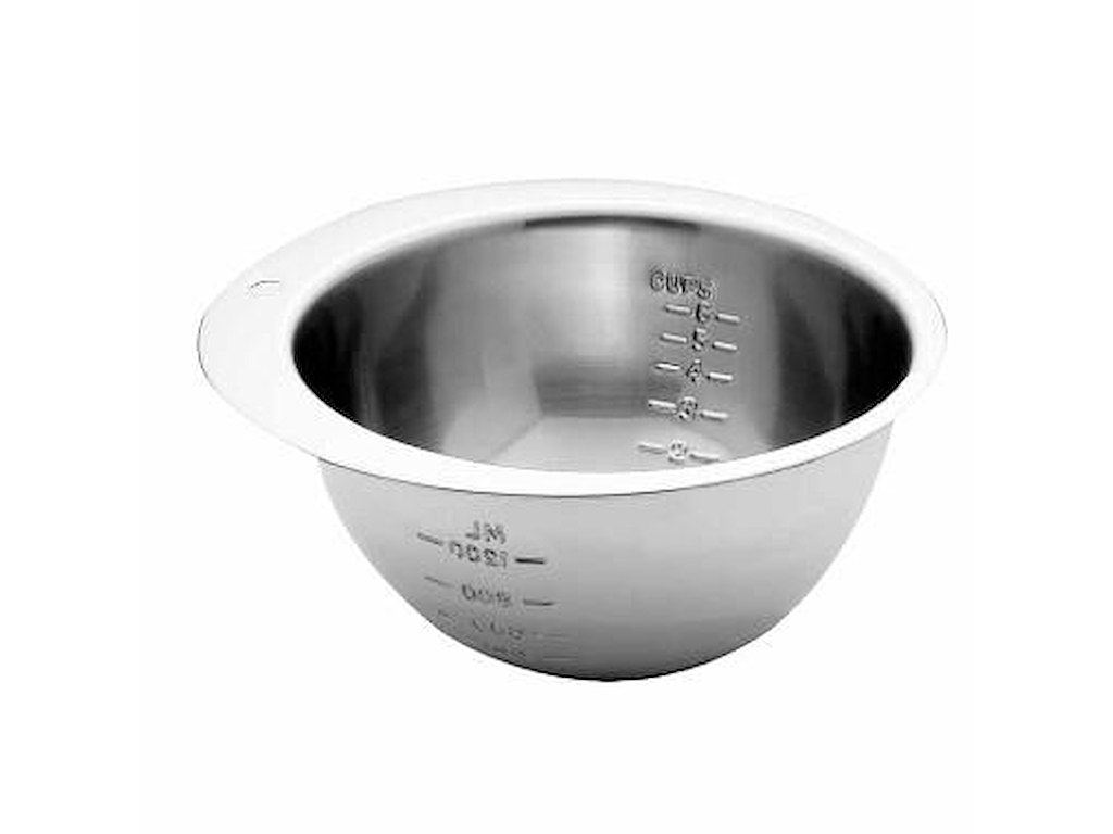 Piskeskål 1.2 ltr Ø22 cm Rustfri stål