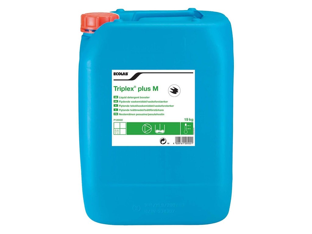 Tøjvask vaskeforstærker flydende Triplex Plus M 19 kg