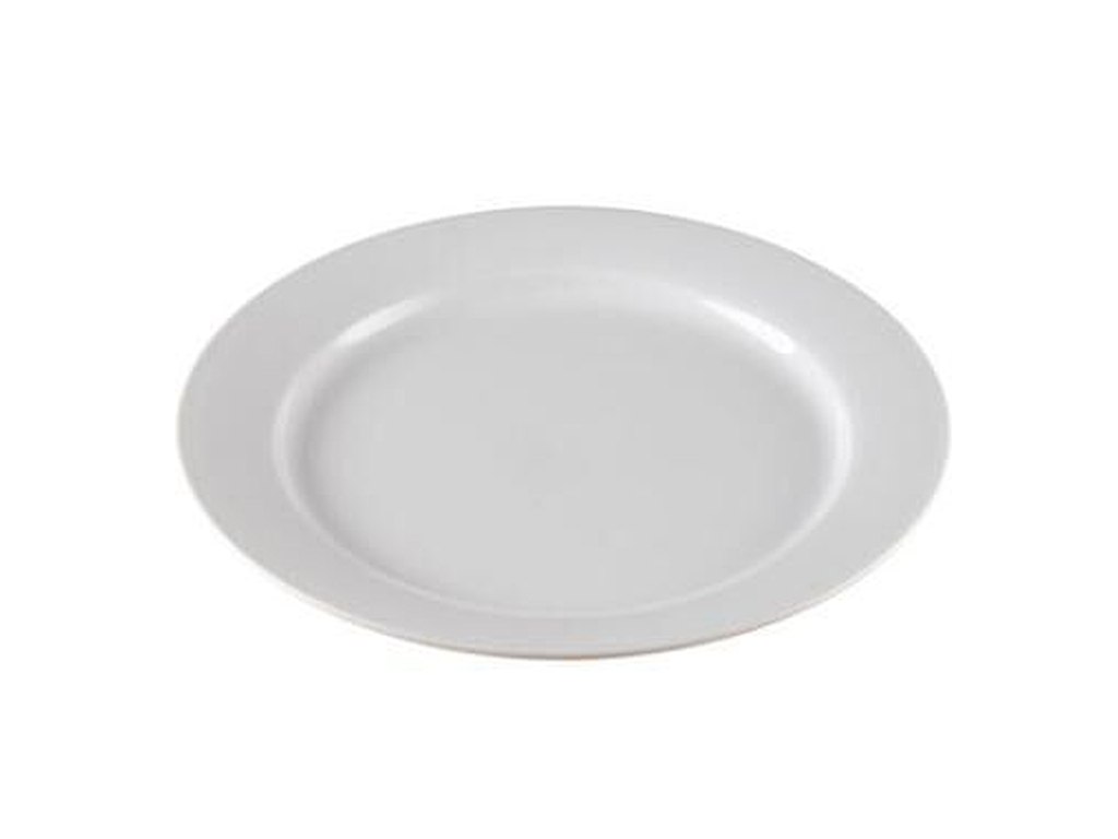 Tallerken Venice Ø28 cm Flad Porcelæn Hvid