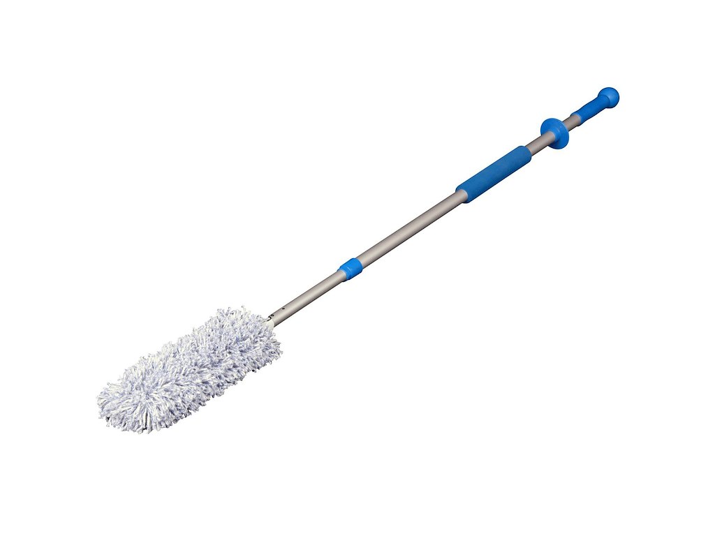Afstøver 51cm Microfiber/Alu med Teleskopskaft Ergo Globe 100-180cm Grå
