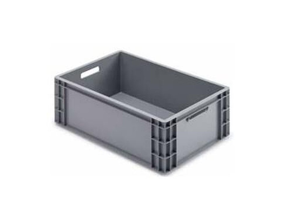 Plastkasse R-model 43.5 ltr 60x40x22.3 cm HDPE Grå