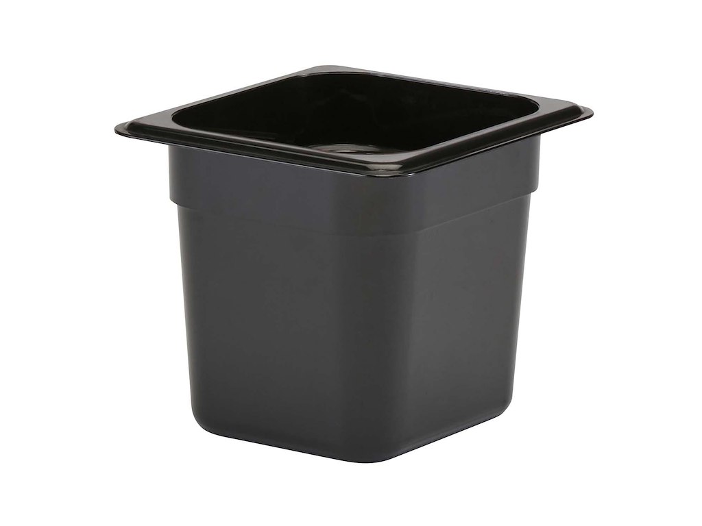 Kantine Cambro 1/6GN 2.2L 17.6x16.2x15cm Polycarbonat Sort