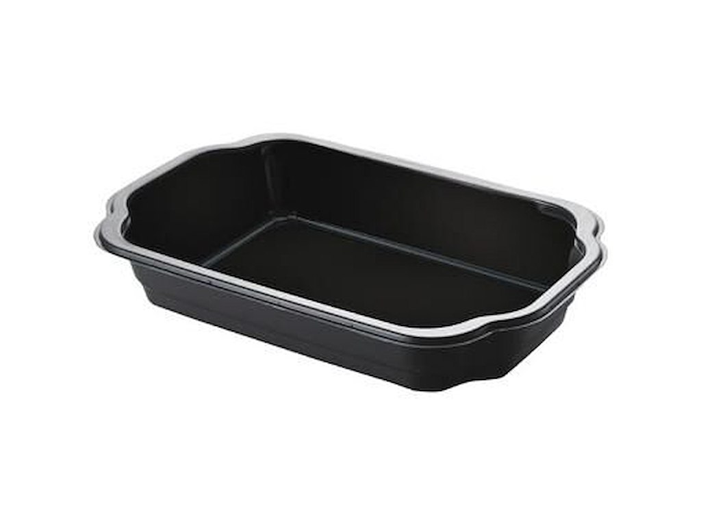 Bakke 1-rum Takeaway 1/4 GN 1400 ml 250x159x55 mm PP Sort