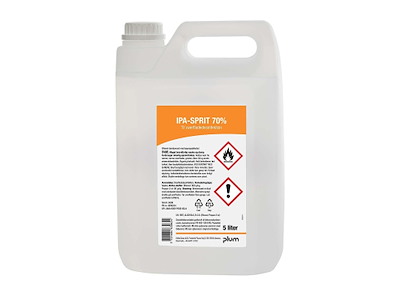 Desinfektion Flydende IPA-Sprit 70% 5ltr Klar-til-brug Fødevaregodkendt