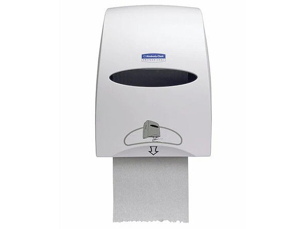 Dispenser Håndklæderulle Kimberly Clarck Elektronisk L41xB33xH26cm Hvid