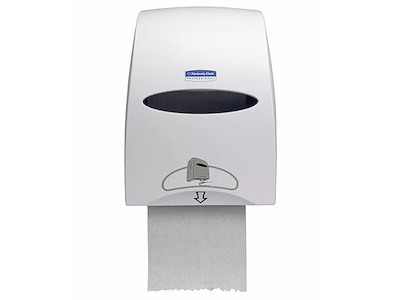 Dispenser Håndklæderulle Kimberly Clarck Elektronisk L41xB33xH26cm Hvid