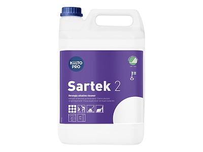 Grundrengøring Gulv Kiilto Sartek 2 5ltr Svanemærket uden Parfume Manuel/Maskine