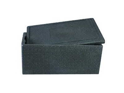 Termokasse 40 ltr 595x385x240 cm med låg EPS Grå