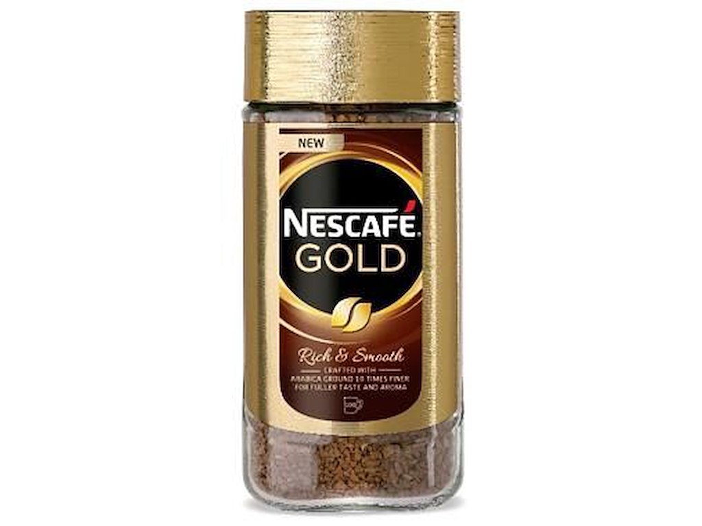 Kaffe Nescafe Gold 200g frysetørret instant