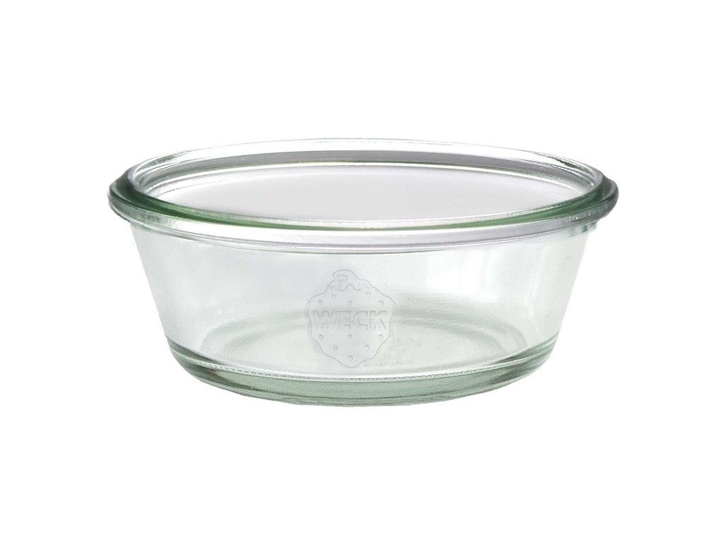 Patentglas Weck Gourmet 300 ml Ø125x48 mm uden låg Glas