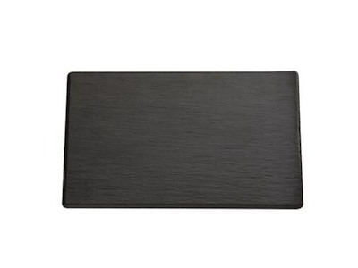 Serveringplade 1/1 GN 53x32.5 cm Melamin Skiferlook sort