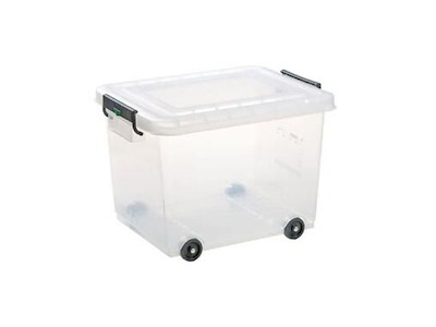 Container Araven 60 ltr 53x40x38 mm med Hjul/Låg PP