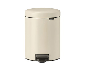 Pedalspand Brabantia Newlcon 5 ltr Stål/Plast Soft Beige