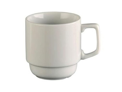 Krus 28 cl Ø8x9 cm Porcelæn Hvid