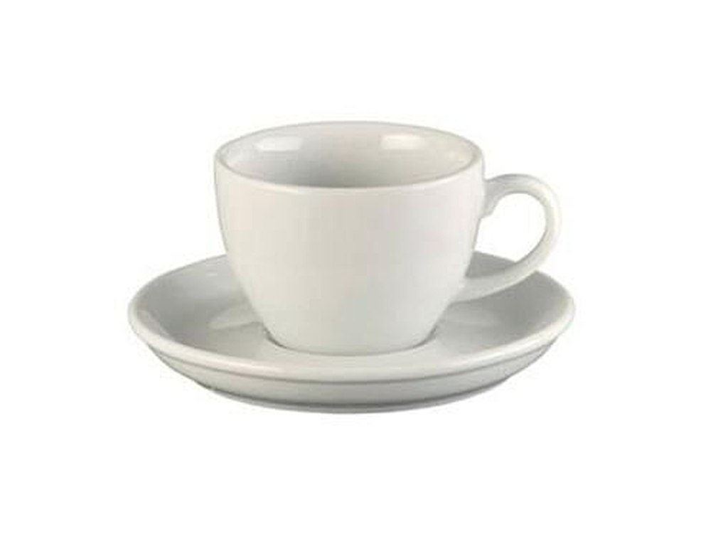 Overkop Espresso 10 cl Ø67x48 mm Porcelæn Hvid
