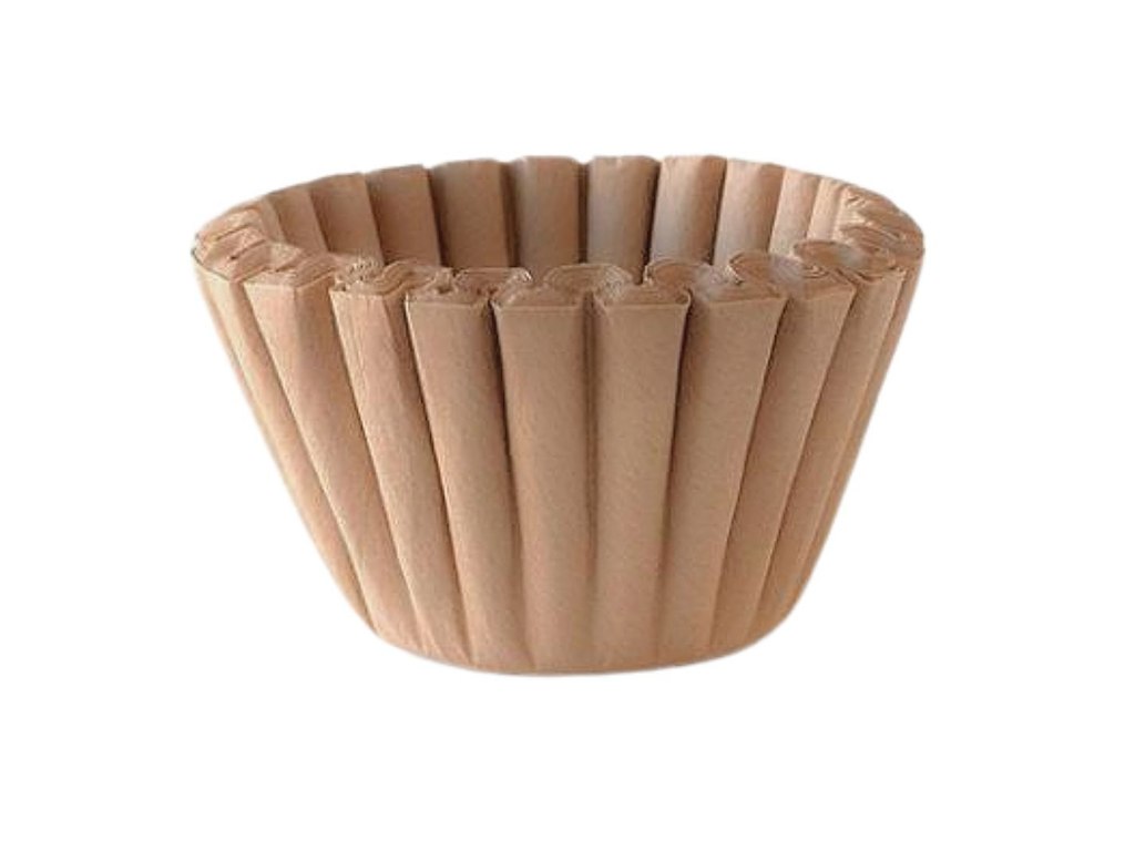 Skålfilter brun ?250/90 papir svanemærket, ubleget, 4 pk x 250 stk