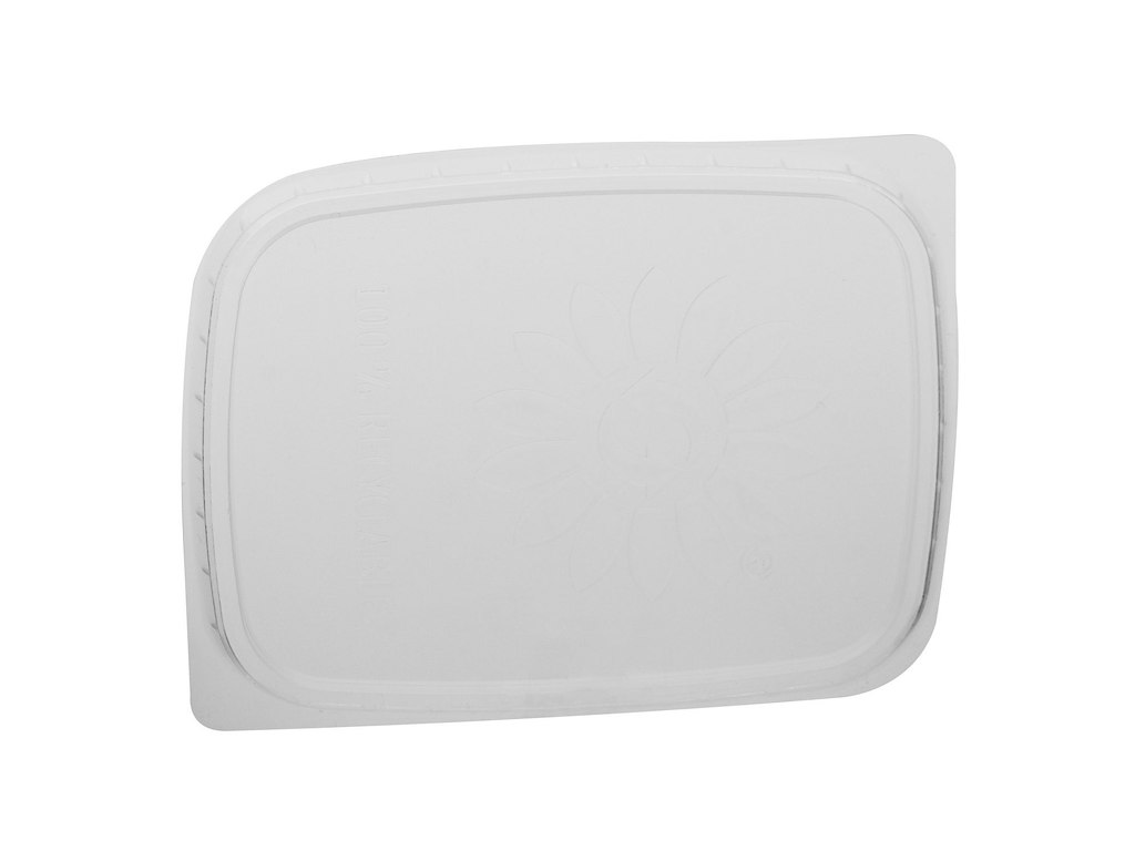 Plastlåg Rektangulær 108 x 81 mm PP til salatbæger pp