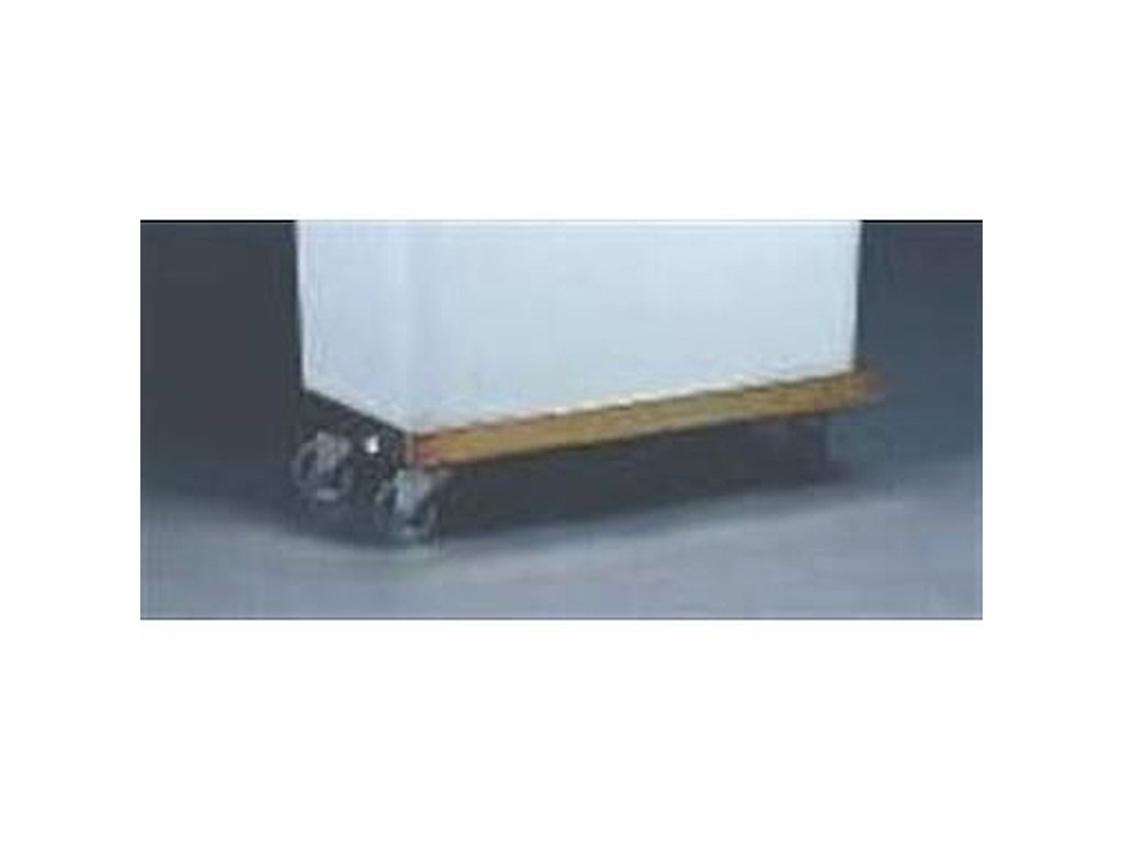 Kørestel 23.5x45 cm Krom til Plastbeholder 60 liter