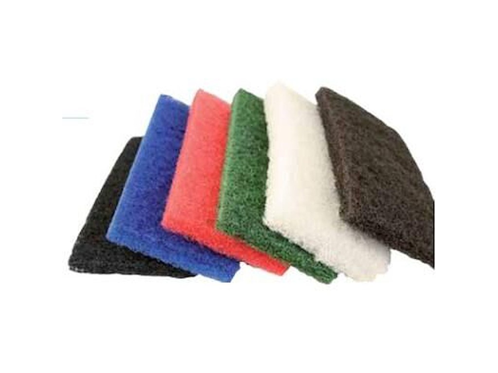 Skurenylon 12x25x2 cm medium Blå