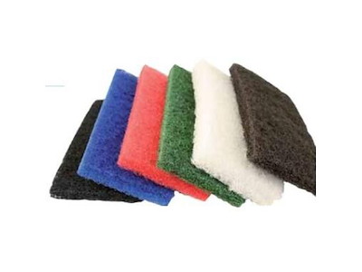 Skurenylon 12x25x2 cm medium Blå