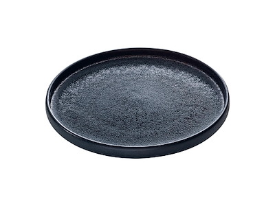Tallerken Nara Ø27 cm Stentøj Sort