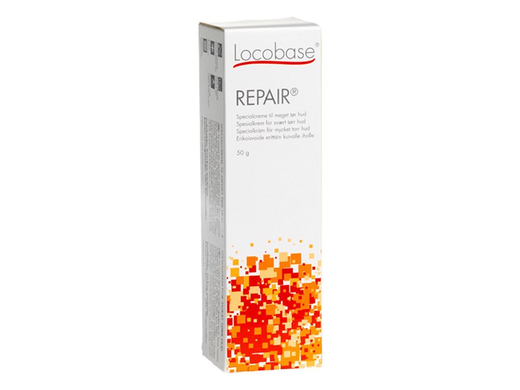 Hudcreme Locobase Repair Fedtcreme 50g Allergimærket uden Parfume 63% fedt
