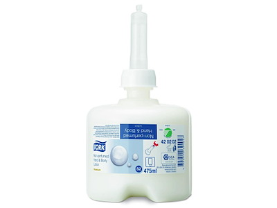 Hudcreme Tork Premium Lotion Hand & Body 475ml Svanemærket u Parfume til S2 disp