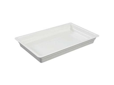 Fad 1/1 GN 53x32.5x6.5 cm Rektangulær Melamin Hvid