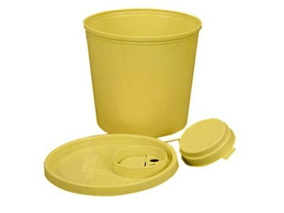 Kanylebøtte D900 1500 cc Ø137x125 mm Gul