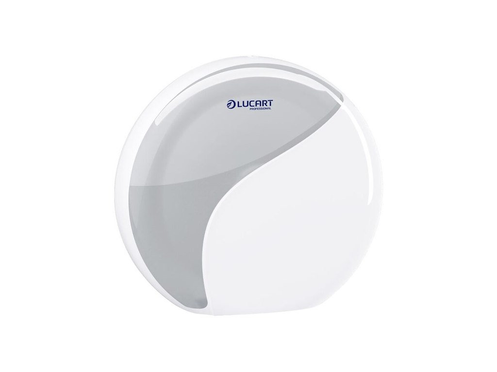Dispenser Toiletpapir Lucart Identity Maxi Jumbo L12.7xB35xH32.8cm Plast Hvid