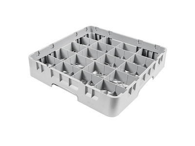 Opvaskekurv Cambro 50x50 cm 20-rum til Kop/Krus plast Grå