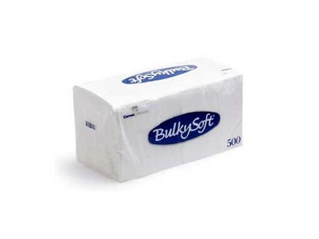Serviet BulkySoft 33x33 cm 1-lag Hvid