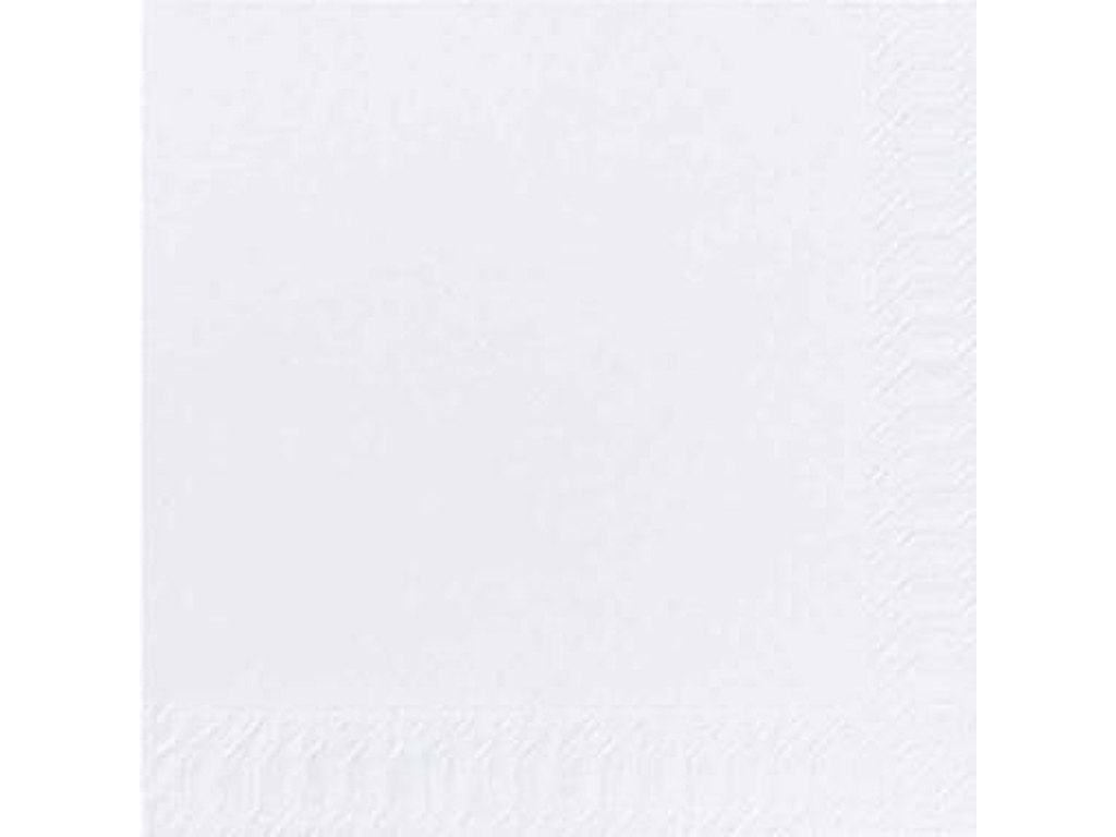 Serviet Duni 33x33 cm 2-lag Hvid