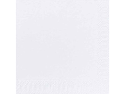 Serviet Duni 33x33 cm 2-lag Hvid