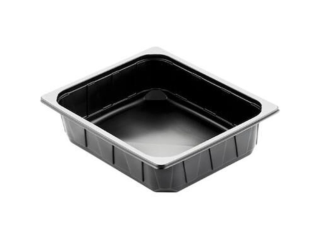 Bakke 1/2 GN 4000 ml 325x265x60 mm Mineralsk PP Sort