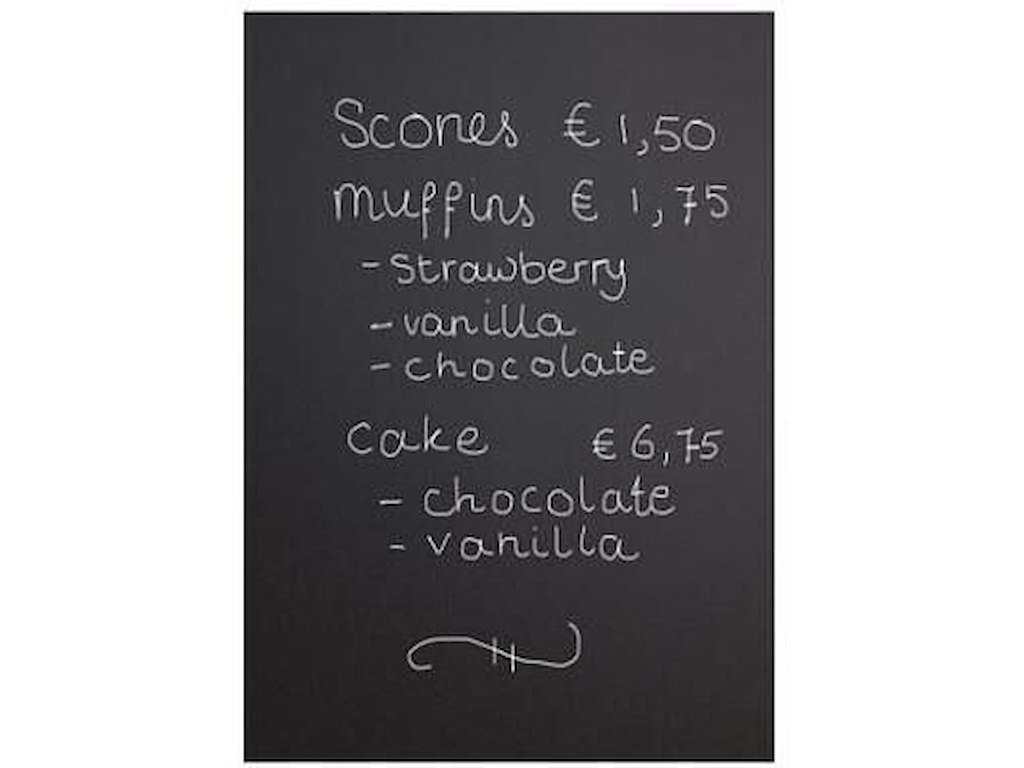 Skilt Securit Pris A4 med Hvid tuschpen