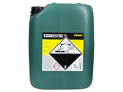 Eddikesyre 32% Borup 20 ltr