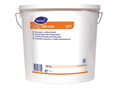 Vaskepulver Clax 500 Free 3GP3 u/Parfume/Blegemiddel t/Meget beskidt tøj 20 kg