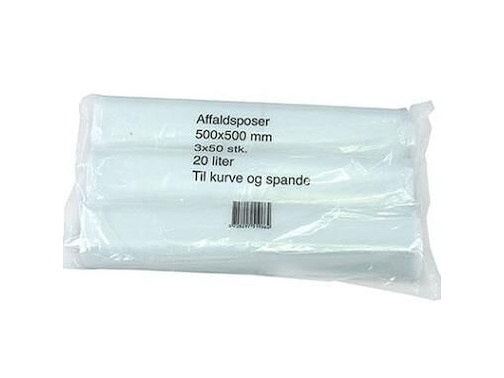 Spandepose 20ltr B500xL500mm 17my LDPE Klar