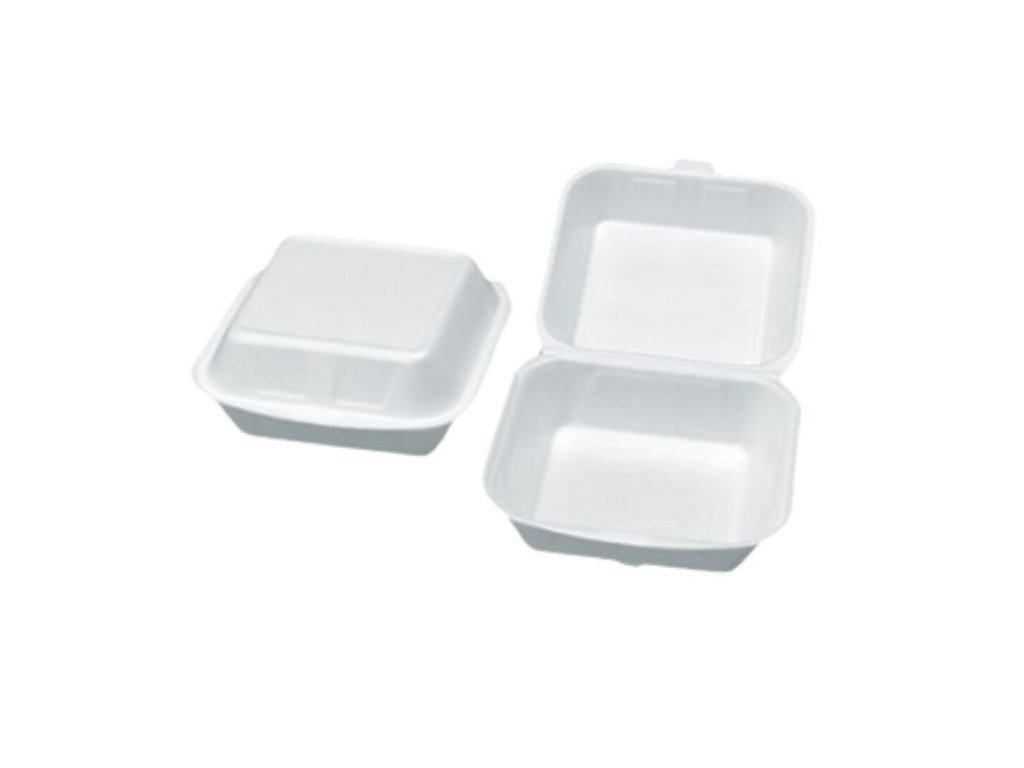 Burgerboks XL 190x186x108 mm XPS Hvid