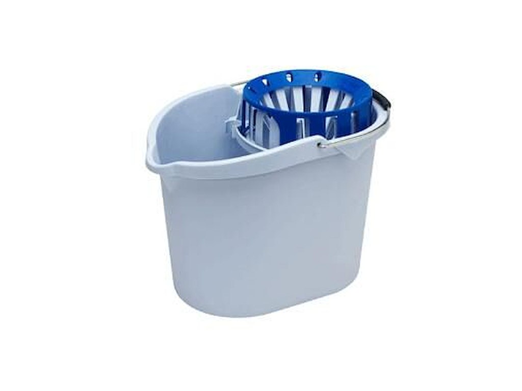 Spand SuperMop oval med udvrider blå