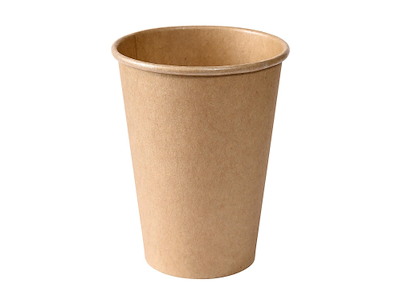 Kaffebæger Pap Ø70xH92mm 21cl 7.5oz Single Wall Brun
