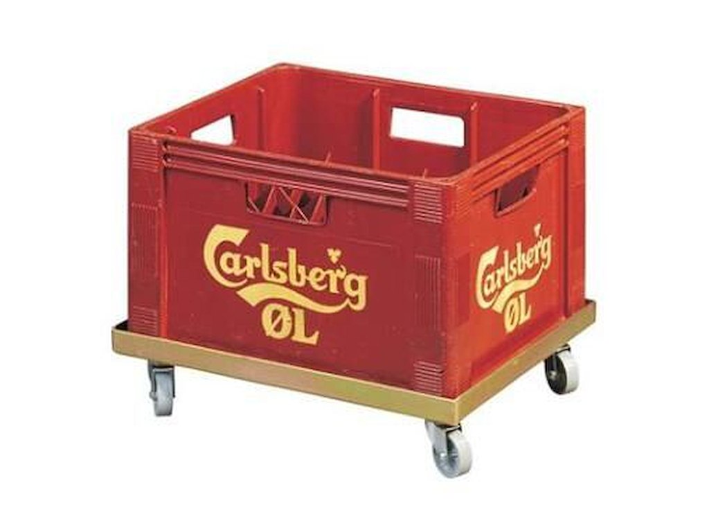 Tralle 45x37x10 cm Kromatiseret til 1 stk ølkasse á 30 stk