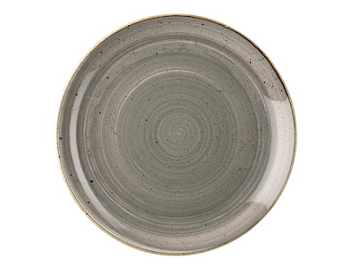 Tallerken Coupe Stonecast Ø16.5 cm Porcelæn Grå