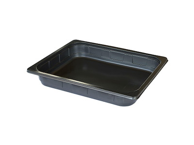 Bakke 1-rum 1/2 GN 3400 ml 325x176x50 mm PP Sort
