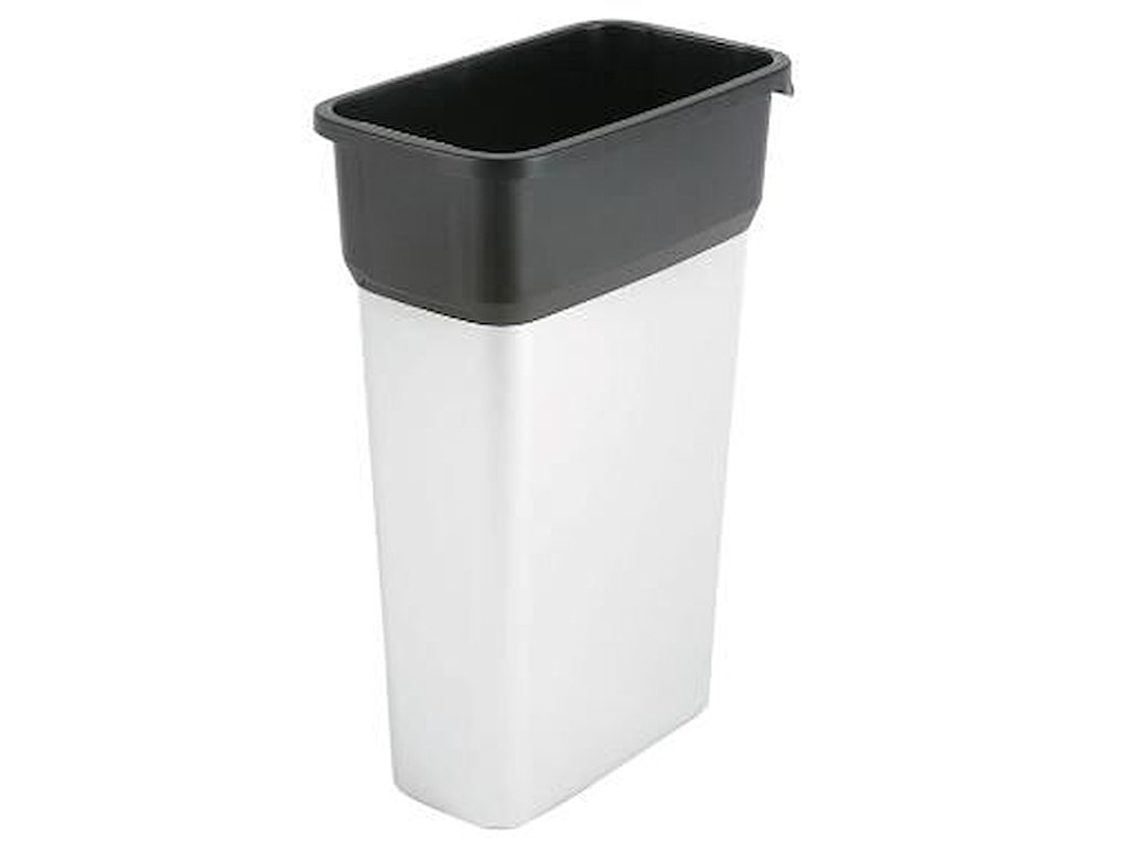 Affaldsbeholder Geo 70 ltr Plast Metalfinish