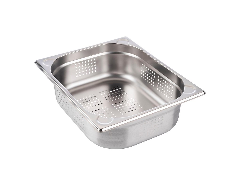 Kantine 1/2 GN 6.5 ltr 32.5x26.5x10 cm Perforeret Rustfrit stål